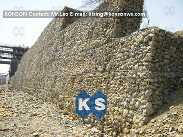 Murs de soutènement galvanisés de boîte de Gabion/barrière en pierre panier de Gabion