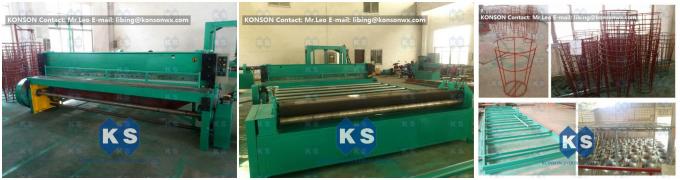 Commande de support de double de machine de Gabion pour faire des boîtes de paniers de Gabion